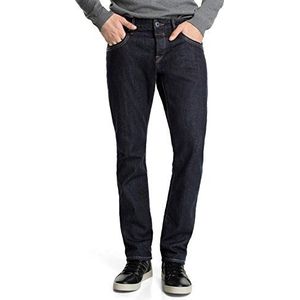 edc by ESPRIT Heren Slim Jeans Stone Washed, blauw (C Rinse Used 993), 33W x 32L
