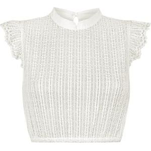 STOCKERPOINT - Lenka - Blouse - Wit - Korte Pasvorm