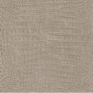 Rasch - 474138 - Behang - Zilverkleurig - Krokodillenlook - 10,05 m x 53 cm