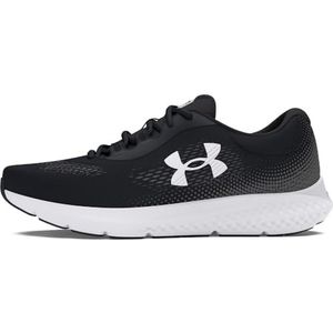 Under Armour UA Charged Rogue 4, Sneakers heren, Black/White/White, 44.5 EU