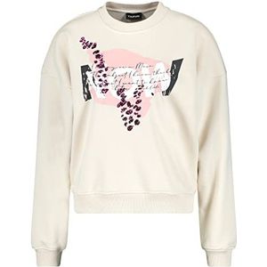 Taifun Sweatshirt voor dames, Oatmeal patroon, 38