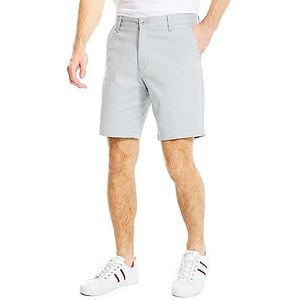Nautica Mannen Classic Fit Platte Front Stretch Solid Chino Deck Korte Casual