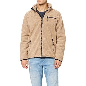 Brandit Teddyfleece jas, camel, L