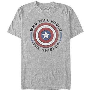 Marvel The Falcon and the Winter Soldier - Wield Shield Unisex Crew neck T-Shirt Melange grey S