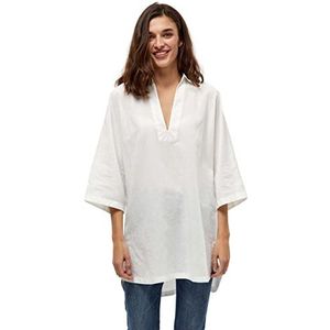 Peppercorn Dames Elby Linnen Tuniek, Kleur: wit, XS