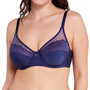 Sans Complexe, Klassieke beugel-BH, So Feminine, ISN Blauw lintje, 80E