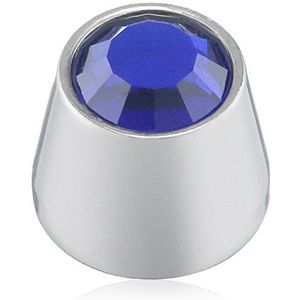 Pure Grey XKESTJ-01.2-04-03-ST-CO Kegelkousen van titanium zirkonia blauw briljant geslepen