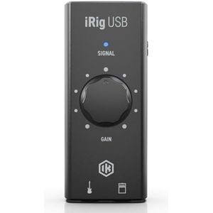 iRig USB, USB-C gitaar- en basinterface voor Mac, pc, iPad en iPhone-modellen met een USB-C-poort, inclusief iPhone 15, iPhone 15 Plus, iPhone 15 Pro en iPhone 15 Pro Max