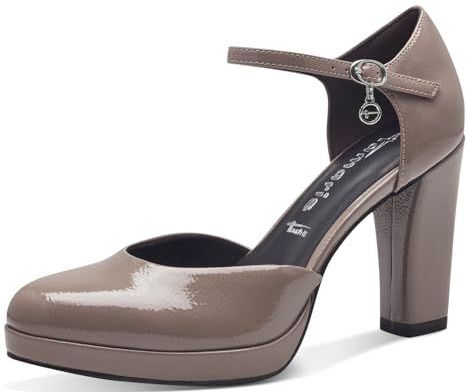 Tamaris - Pumps - Taupe - Leer - Slip-on