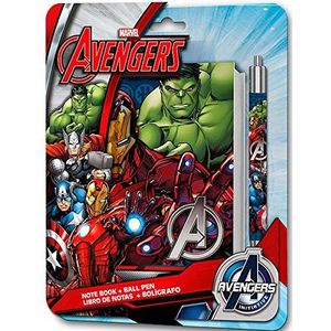 Disney Avengers spiraalboek + Clamshell 3D balpen MV92240
