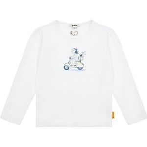 Steiff meisjes t-shirt lange mouwen, wit (bright white), 92