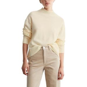 Marc O'Polo - Denim - Gebreide Trui - Offwhite Melange - 72% Scheerwol, Loose-Fit