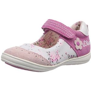 s.Oliver 35105 Mary Jane lage schoenen voor meisjes, Pink Fuxia kam 599., 25 EU