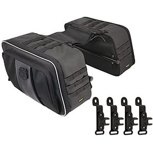 Nelson-Rigg Road Trip NR-400 Zadeltassen, geschikt voor Harley Softail en Dyna, Honda, BMW, Indian, Yamaha, Kawasaki, Suzuki, Triumph