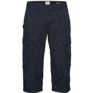 camel active Heren Regular Fit 3/4 Cargo Shorts, donkerblauw, 46