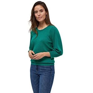 Peppercorn Dames, Tana Pearlknit 3/4 mouw, parelgebreid met 3/4 mouw, cadmium green., XL