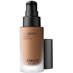 KIKO Milano Unlimited 24H Matte Foundation 9 NG, Langhoudende Matte Vloeibare Foundation Die Tot 24 Uur Lang Blijft Zitten