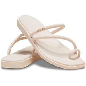 CrocsMiami Toe Loop Sandal dames Platte sandaal, Dauw, 33/34 EU
