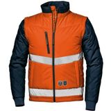 Sir Safety System MC4114HCXL""Driver"" jas, veiligheidsbescherming oranje/blauw, maat XL
