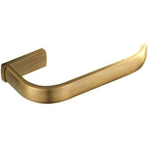 Flybath Toiletrolhouder Antiek messing badkamer Loo papieren handdoekstandaard wandmontage, geborsteld brons