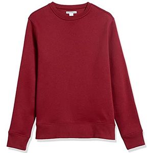 Amazon Essentials Men's Fleecetrui met ronde hals (verkrijgbaar in grote en lange maten), Rood, XXL