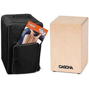 Cajon HH 2084 NL Cajon Box Bundle met rugzak en laaglevende cajonschool (met CD en DVD)