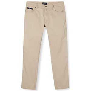 Hackett London heren straight jeans trinity 5 pocket, beige (oatmeal 8hw), 42W x 32L