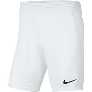 Nike Jongens Shorts Dri-Fit Park 3, Wit/(Zwart), BV6865-100, XL