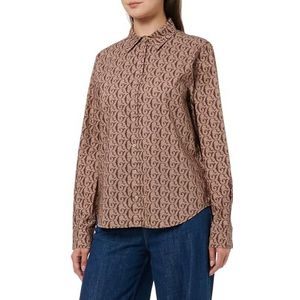 REG G Print COT Voile Shirt, rood, 34