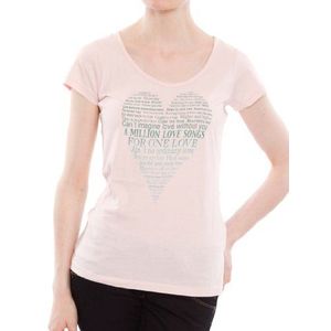 Calvin Klein Jeans Dames T-shirt CWP26SJY61A, roze (4G4), 38