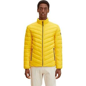 TOM TAILOR Uomini Lichtgewicht gewatteerde jas 1031474, 30028 - Pleasant Yellow, S