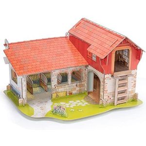 Papo - De boerderij - Speelgoed voor kinderen vanaf 3 jaar - Karton Decor 44 x 28 x 32,5 cm met afneembaar dak - Universum Boerderijleven - Compatibel met figuren 60118