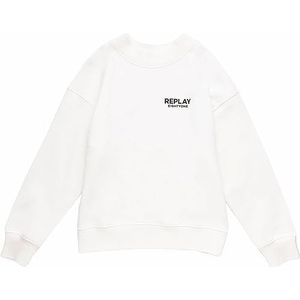 Replay Sweatshirt voor jongens, 011, natuurlijk wit., 14 Jaar