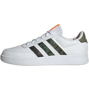 adidas Breaknet 2.0 Shoes Sneakers heren, ftwr white/ftwr white/screaming orange, 39 1/3 EU