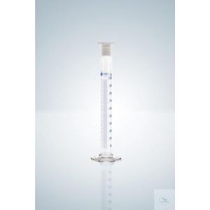 Hirschmann® DURAN mengreageerapparaat, klasse B, blauwe gradatie, 250:2 ml, NS 29/32, H 367 mm