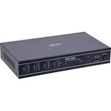 InLine KVM Switch 2-voudige HDMI 2.1, 8K @60Hz, USB 3.2, HDR10+, Dolby Atmos, IR & Hotkey controle, RS-232, HDMI schakelaar voor 2 pc's, 57885C