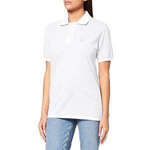 Trigema Poloshirt voor dames, wit, 5XL