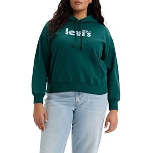 Levi's Dames Plus Size Graphic STNDRD Hoodie, Groen, 1 X, Green.