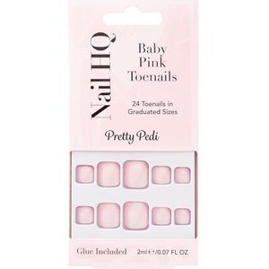 Nail HQ Baby Pink Toenails (24 stuks)