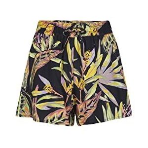 O'NEILL Amiri Beach Shorts voor dames, 39033 Black Tropical Flower, Regular