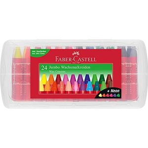 Faber-Castell - Jumbo Wax Crayons, 24 pc (120034)