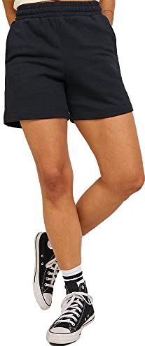 Broek - ALFA - Effen - Sweatstof - High Waist - Regular Fit - Kort