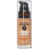 Revlon ColorStay vloeibare foundation voor de gecombineerde tot vette huid, SPF 15, Gemiddelde tot volledige dekking, Langhoudend, Matte finish, Natural Beige (220), 30 ml