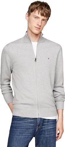 TOMMY HILFIGER - Gebreid Vest - Grijs Gemêleerd