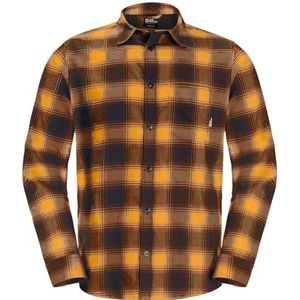 Jack Wolfskin Wandelshirt voor heren M, Mosterd, L