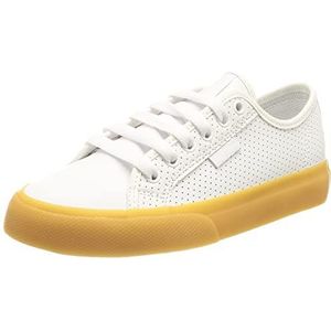 DC Shoes Handmatige sneakers voor dames, White Gum, 43 EU