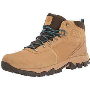 Columbia Newton Ridge Plus II suède waterdichte wandelschoen voor heren, Curry Egeïsche Blauw, 10 UK Wide