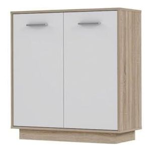 Forte ANTUZA commode B x H x D: 82,9x88,1x34,2, houtmateriaal, eiken, klein