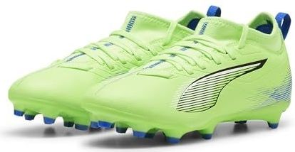 PUMA Ultra 5 Match FG/AG JR voetbalschoen, Fizzy Apple Wit-BLUEMAZING, 5 UK, Fizzy Apple PUMA Wit Bluemazing, 38 EU