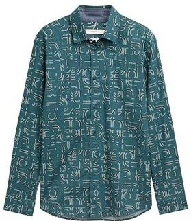 TOM TAILOR - Chemise - Groen - 1048260 - Irregular Design